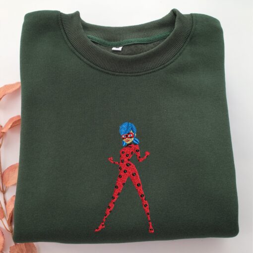 Ladybug Embroidery, Disneyland Embroidered Sweatshirt, Movie Disney Inspired, Best Gifts Idea For Him Her - Image 3