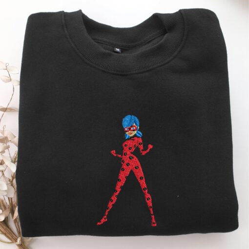 Ladybug Embroidery, Disneyland Embroidered Sweatshirt, Movie Disney Inspired, Best Gifts Idea For Him Her - Image 5
