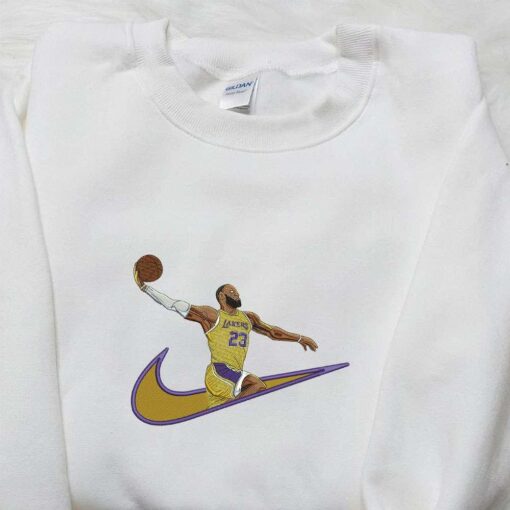 Lakers Basketball NBA Sports Embroidered Shirt, Best Gift For Fans