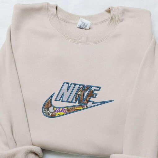 Lakers x Nike Embroidered Shirt NBA Sports Embroidered Hoodie Best Gift Ideas
