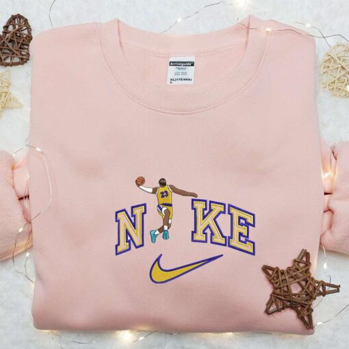 LeBron James x Nike NBA Sport Embroidered Shirt Celebrity Embroidered Shirt Nike Inspired Embroidered Shirt