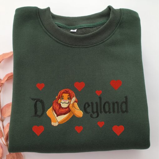Lion King Disneyland Embroidery, Disneyland Embroidered Sweatshirt, Movie Disney Inspired, Best Gifts Idea For Him Her - Image 3