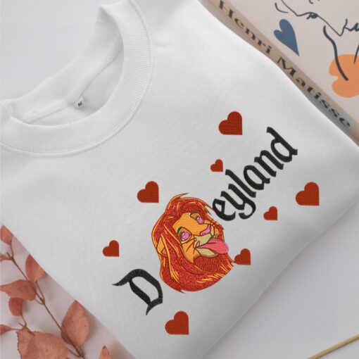 Lion King v2 Disneyland Embroidery, Disneyland Embroidered Sweatshirt, Movie Disney Inspired, Best Gifts Idea For Him Her - Image 2