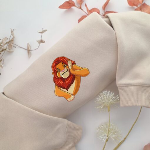 Lion King v2 Nike Embroidered Sweatshirt, Nike Movie Inspired, Best Gifts Idea For Him Her - Image 2
