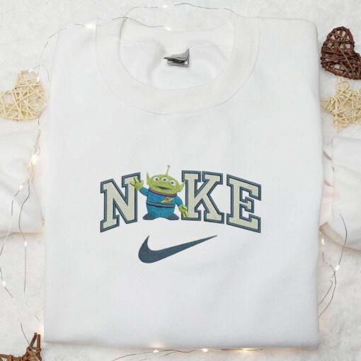 Little Green Alien Toy Story Disney Characters Embroidered Shirt Inspired Movie Best Gift Idea For Family