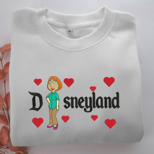 Lois Griffin Disneyland Embroidery, Disneyland Embroidered Sweatshirt, Movie Disney Inspired, Best Gifts Idea For Him Her - Image 2