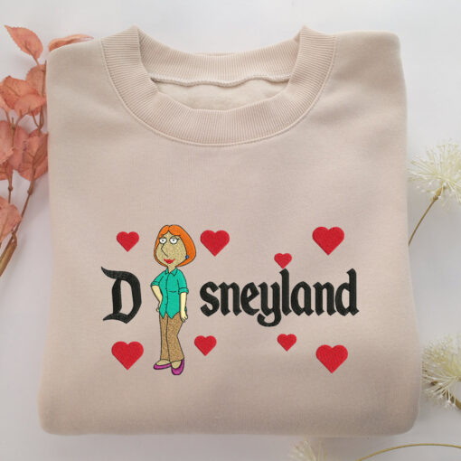Lois Griffin Disneyland Embroidery, Disneyland Embroidered Sweatshirt, Movie Disney Inspired, Best Gifts Idea For Him Her