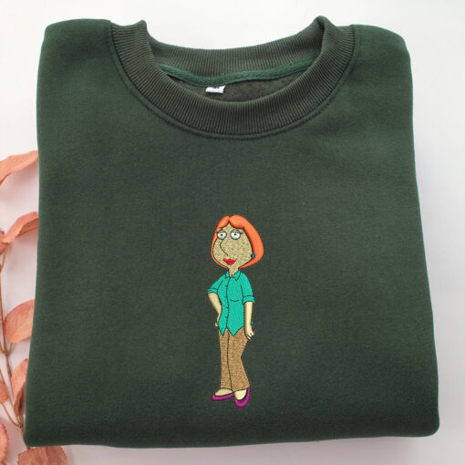 Lois Griffin Embroidery, Disneyland Embroidered Sweatshirt, Movie Disney Inspired, Best Gifts Idea For Him Her - Image 3