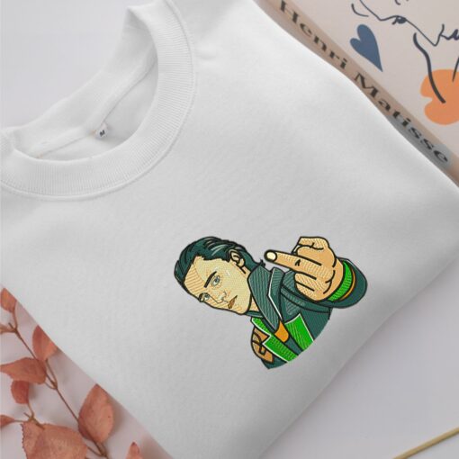 Loki Half Nike Embroidered Sweatshirt, Nike Movie Inspired, Best Gifts Idea For Him Her - Image 2