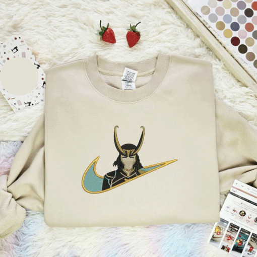 Loki No Face Marvel Movie Characters Embroidered Shirt, Best Gift For Fans