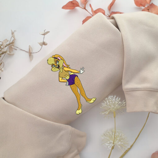 Lola Bunny Embroidery, Disneyland Embroidered Sweatshirt, Movie Disney Inspired, Best Gifts Idea For Him Her