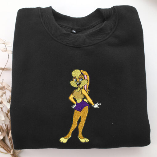Lola Bunny Embroidery, Disneyland Embroidered Sweatshirt, Movie Disney Inspired, Best Gifts Idea For Him Her - Image 5