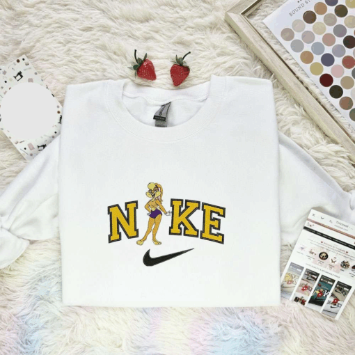 Lola Bunny Looney Tunes Embroidered Shirt Disney Characters Embroidered Hoodie