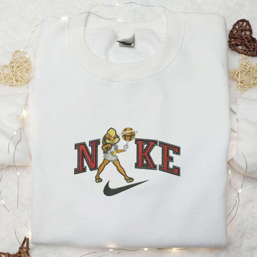 Lola Bunny Spinning Basketball x Nike Embroidered Shirt Disney Looney Tunes Embroidered Hoodie Cartoon Embroidered Sweatshirt