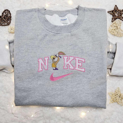 Lola Bunny x Nike Embroidered Sweatshirt Walt Disney Characters Embroidered Shirt Best Birthday Gift Ideas for Family