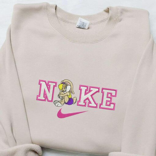 Lola x Nike Cartoon Embroidered Sweatshirt Disney Characters Embroidered Hoodie Best Birthday Gift Ideas