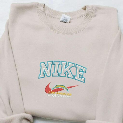 Los Angeles Chargers x Nike Embroidered Shirt Sports Embroidered Hoodie Best Gift Ideas
