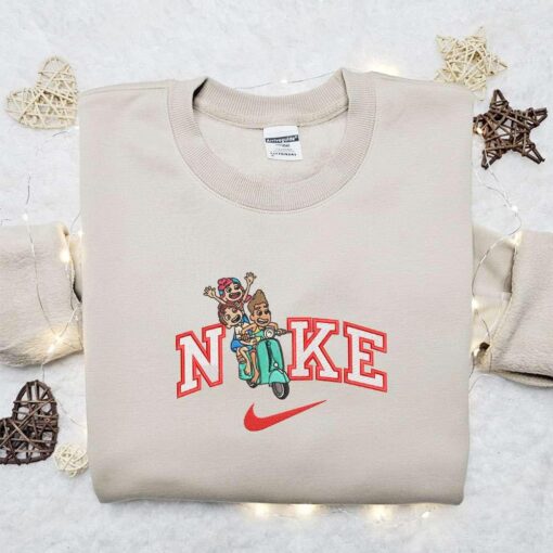 Luca Alberto Giulia Disney Characters Embroidered Shirt Inspired Movie Best Gift Idea For Family