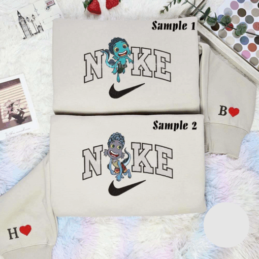 Luca And Alberto Disney Characters Embroidered Couples Shirts