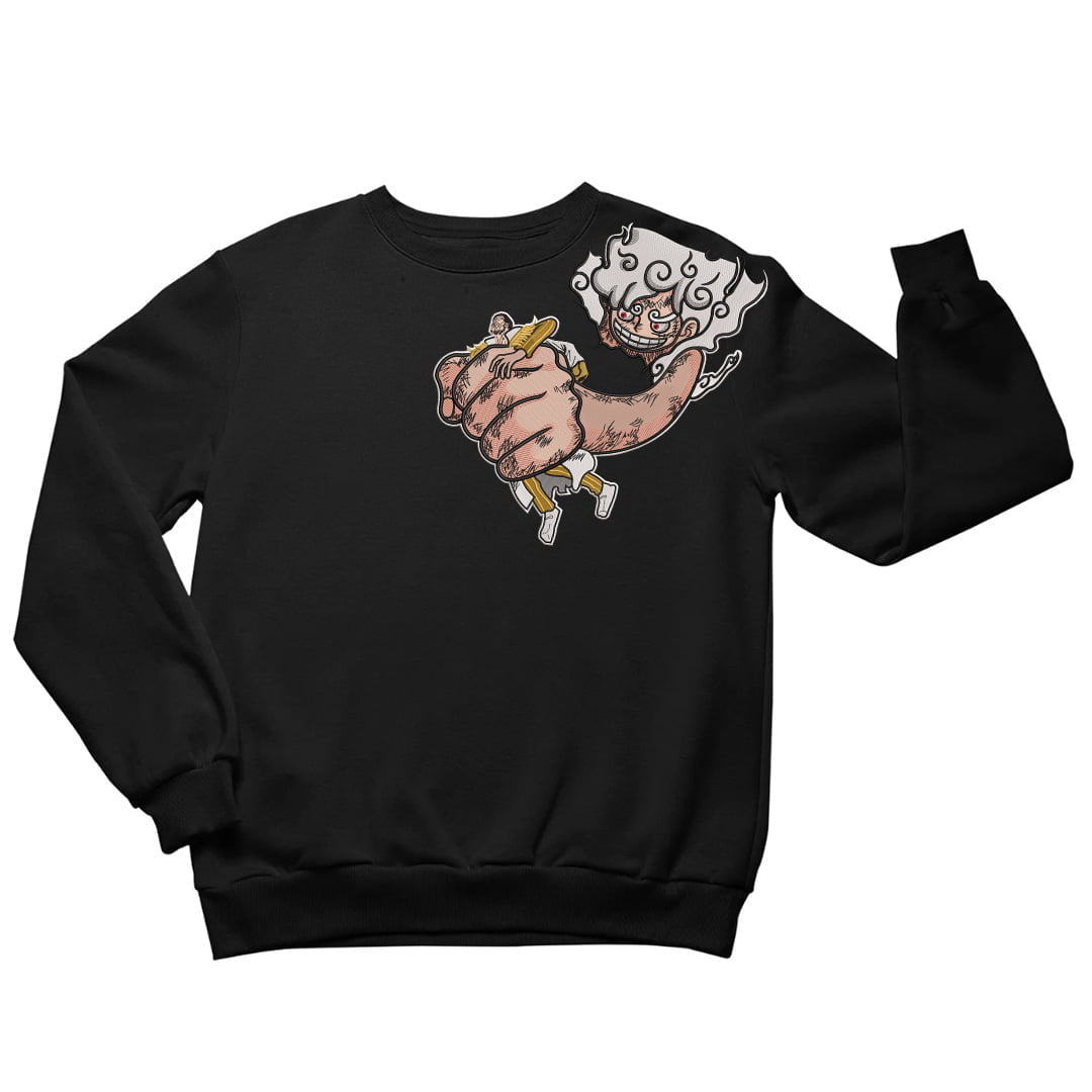 Luffy x Kizaru Sweatshirt Embroidered Sweatshirt Anime Best Gift Idea For Fan