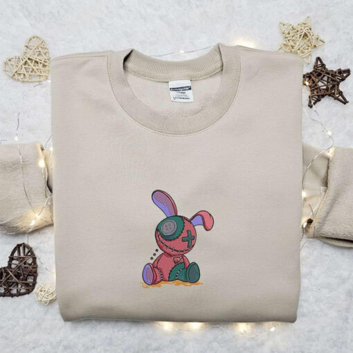Magical Cute Voodoo Doll Embroidered Sweatshirt Halloween Embroidered Shirt Best Halloween Gift Ideas