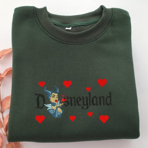 Maleficent Disneyland Embroidery, Disneyland Embroidered Sweatshirt, Movie Disney Inspired, Best Gifts Idea For Him Her - Image 3