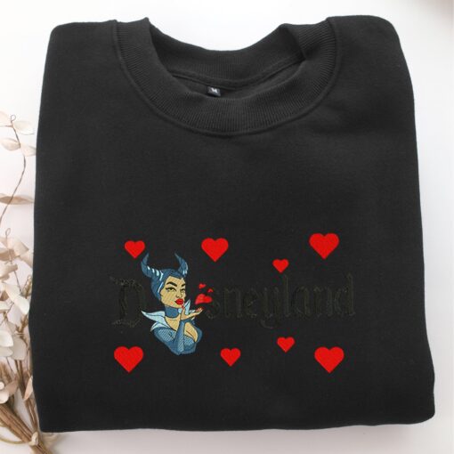 Maleficent Disneyland Embroidery, Disneyland Embroidered Sweatshirt, Movie Disney Inspired, Best Gifts Idea For Him Her - Image 5