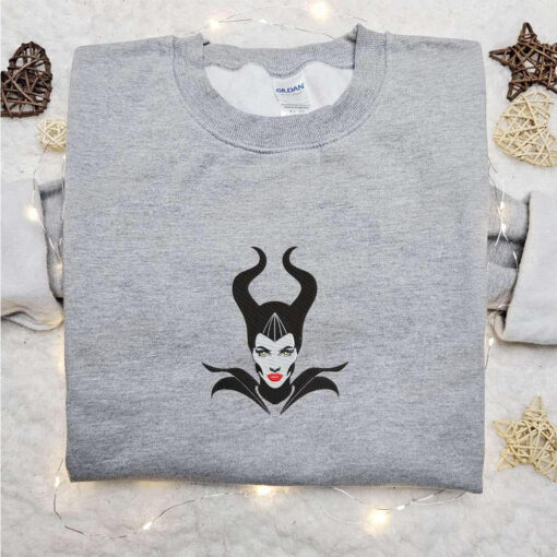 Maleficent Mistress Of Evil Embroidered Sweatshirt Disney Movie Embroidered Hoodie Halloween Embroidered Shirt