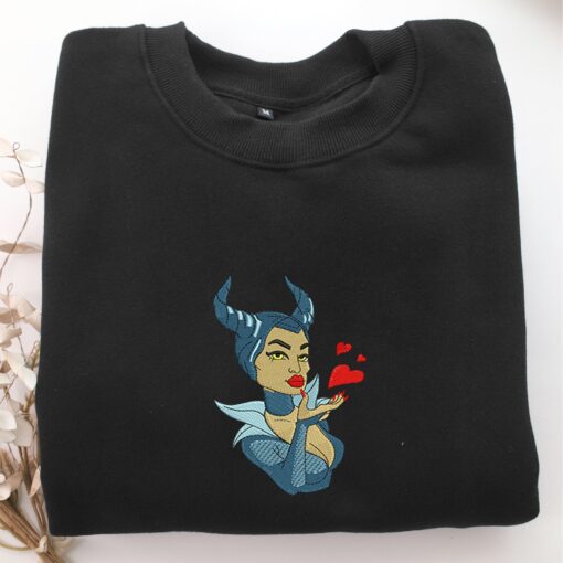 Maleficent Nike Embroidered Sweatshirt, Nike Movie Inspired, Best Gifts Idea For Him Her - Image 5