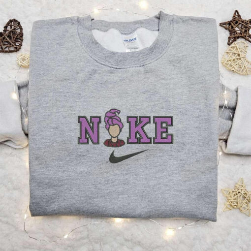 Mary Sanderson x Nike Movie Embroidered Sweatshirt Hocus Pocus Disney Characters Embroidered Shirt Best Halloween Gift Ideas