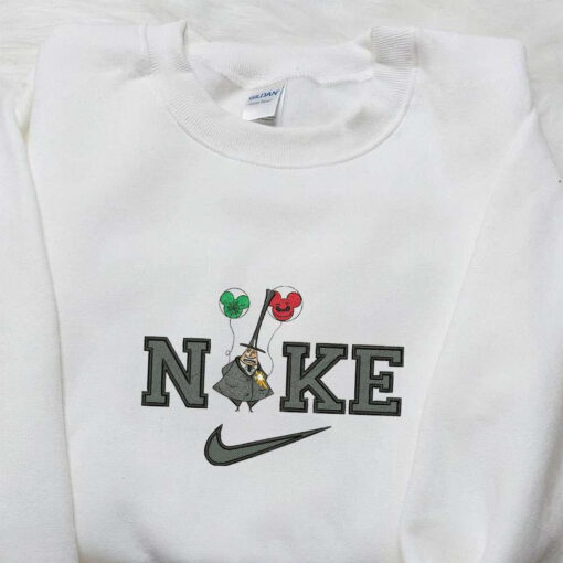 Mayor Of Halloween With Disney Balloons x Nike Embroidered Shirt Halloween Embroidered Hoodie Best Gifts For Family