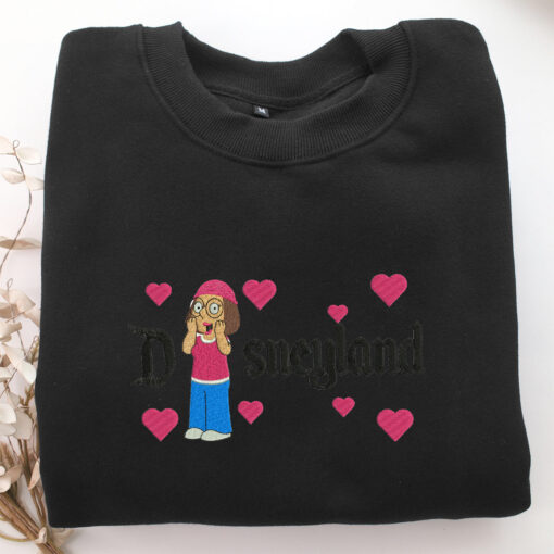 Meg Griffin Disneyland Embroidery, Disneyland Embroidered Sweatshirt, Movie Disney Inspired, Best Gifts Idea For Him Her - Image 5