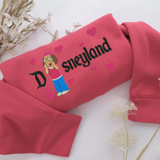 Meg Griffin Disneyland Embroidery, Disneyland Embroidered Sweatshirt, Movie Disney Inspired, Best Gifts Idea For Him Her - Image 4