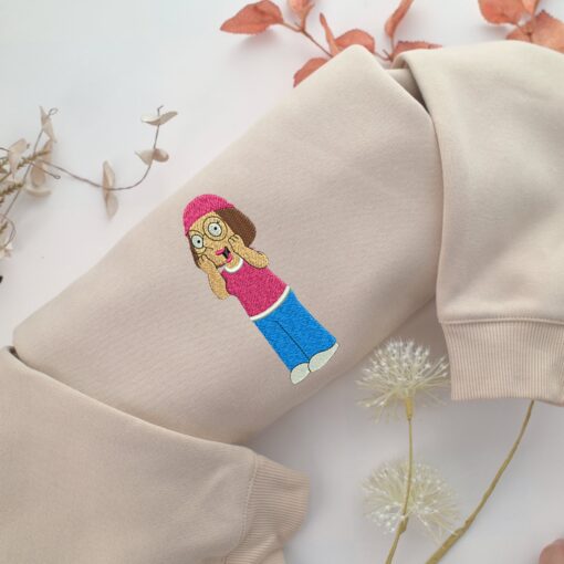 Meg Griffin Embroidery, Disneyland Embroidered Sweatshirt, Movie Disney Inspired, Best Gifts Idea For Him Her
