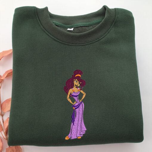 Megara Embroidery, Disneyland Embroidered Sweatshirt, Movie Disney Inspired, Best Gifts Idea For Him Her - Image 3
