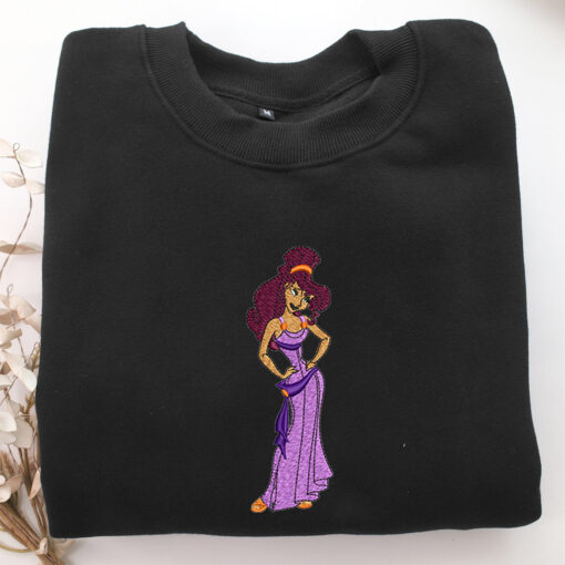 Megara Embroidery, Disneyland Embroidered Sweatshirt, Movie Disney Inspired, Best Gifts Idea For Him Her - Image 5