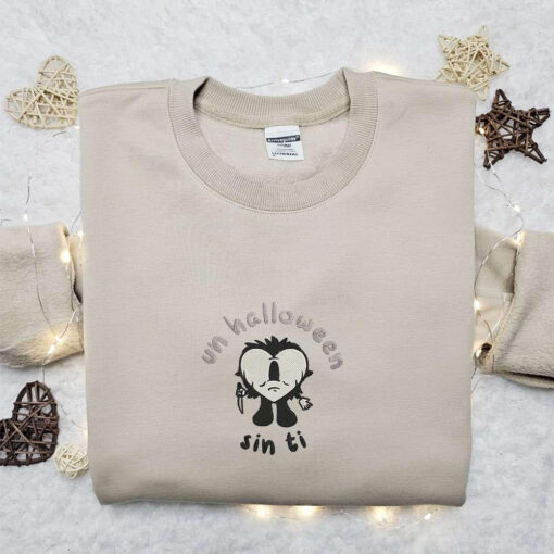 Michael Myers Un Halloween Sin Ti Embroidered T shirt Bad Bunny Movie Embroidered Sweatshirt Best Gift Ideas For Family