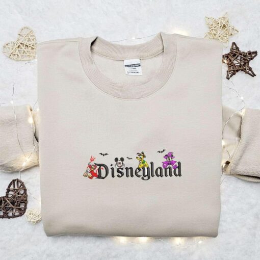 Mickey Gang Disneyland Halloween Embroidered Shirt Best Gifts for Family
