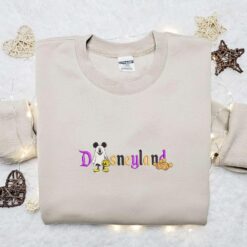 Mickey Ghost Costume Disneyland Halloween Embroidered Shirt  Best Gifts for Family