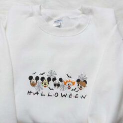Mickey Horror Killer Team Halloween Embroidered Shirt Best Gifts for Family