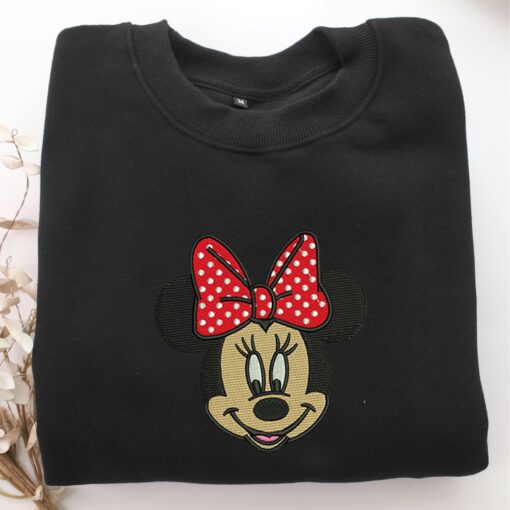 Mickey Minnie Embroidery, Disneyland Embroidered Sweatshirt, Movie Disney Inspired, Best Gifts Idea For Him Her - Image 5