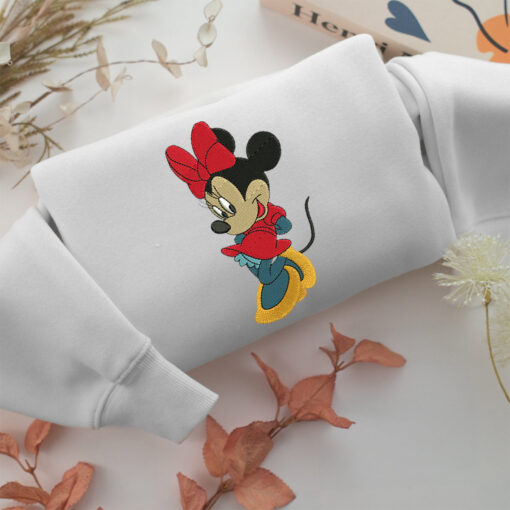 Mickey Minnie v2 Embroidery, Disneyland Embroidered Sweatshirt, Movie Disney Inspired, Best Gifts Idea For Him Her - Image 2
