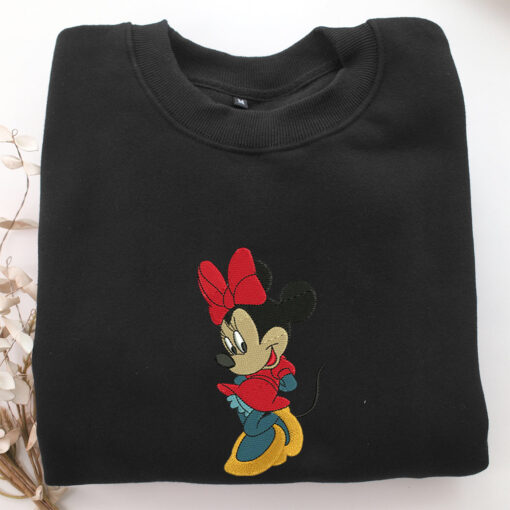 Mickey Minnie v2 Embroidery, Disneyland Embroidered Sweatshirt, Movie Disney Inspired, Best Gifts Idea For Him Her - Image 5