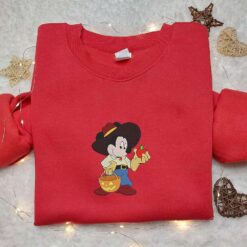 Mickey Mouse Cowboy Halloween Embroidered Shirt Disney Halloween Embroidered Hoodie Best Halloween Gift Ideas