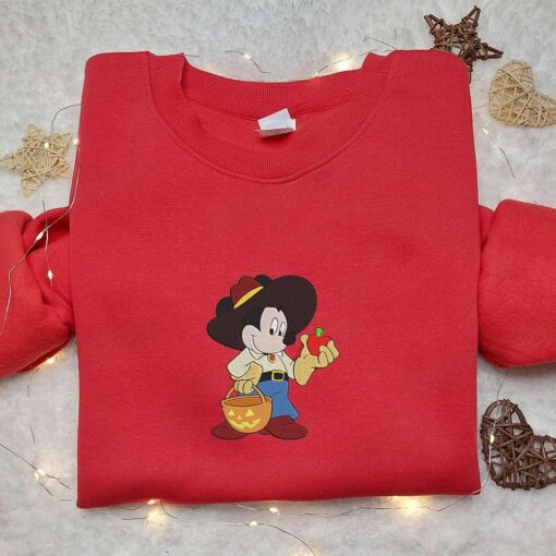 Mickey Mouse Cowboy Halloween Embroidered Shirt Disney Halloween Embroidered Hoodie Best Halloween Gift Ideas