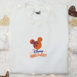 Mickey Mouse Disney Halloween Embroidered Shirt Disney Halloween Embroidered Shirt Best Halloween Gift Ideas