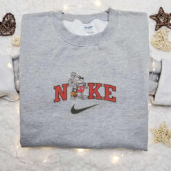 Mickey Mouse Mummy Halloween x Nike Embroidered Sweatshirt Halloween Embroidered Shirt Best Halloween Gift Ideas