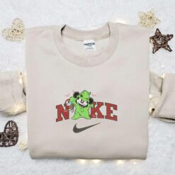 Mickey Oogie Boogie Halloween x Nike Embroidered Sweatshirt Horror Movie Halloween Embroidered Shirt Best Halloween Gift Ideas
