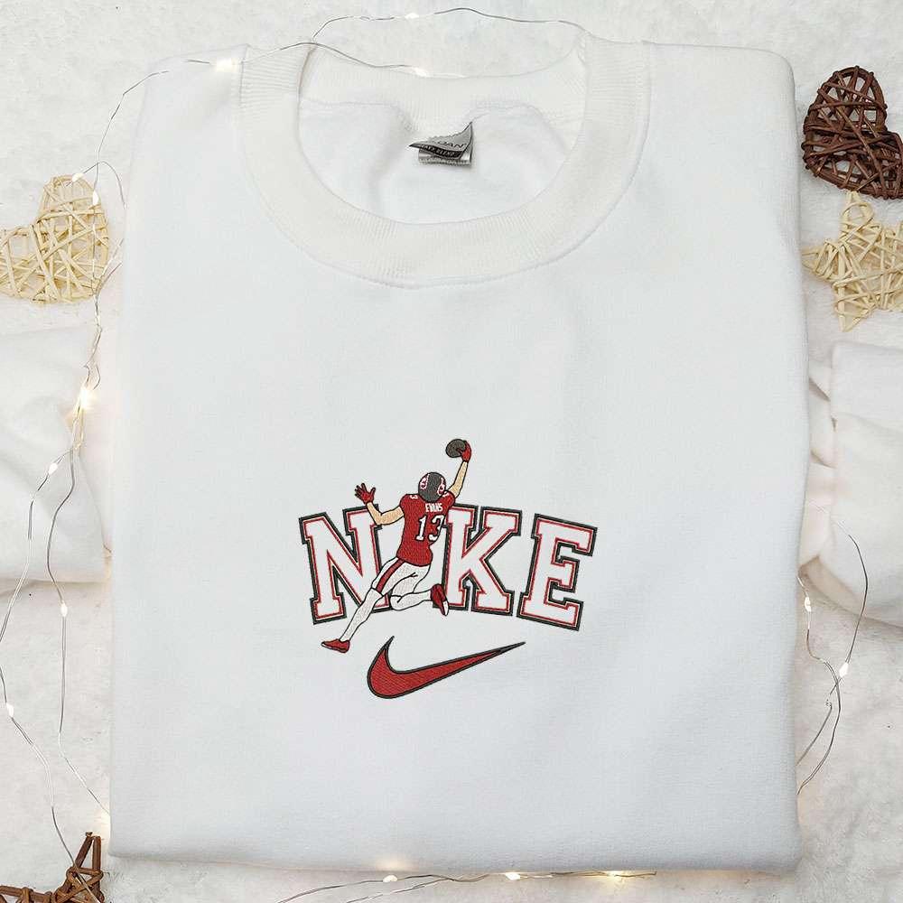 Mike Evans x Nike Embroidered Shirt NFL Sports Embroidered Shirt Celebrity Embroidered Hoodie
