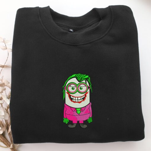 Minion Joker Nike Embroidered Sweatshirt, Nike Movie Inspired, Best Gifts Idea For Him Her - Image 5